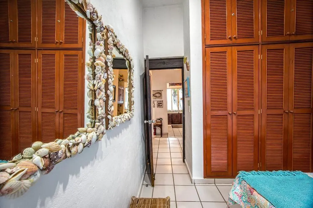 Apartment Caribbean Sea Front 2 Bedroom 2 Ba - Ground Floor- Large Pool -Seaweed-Free Beach Akumal Mexico