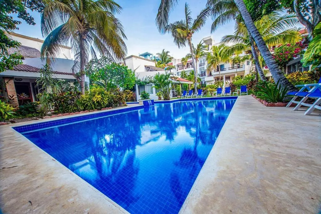 Apartment Caribbean Sea Front 2 Bedroom 2 Ba - Ground Floor- Large Pool -Seaweed-Free Beach Akumal