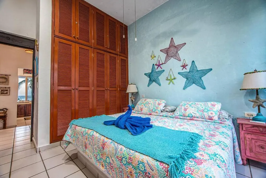 Caribbean Sea Front 2 Bedroom 2 Ba - Ground Floor- Large Pool -Seaweed-Free Beach Akumal